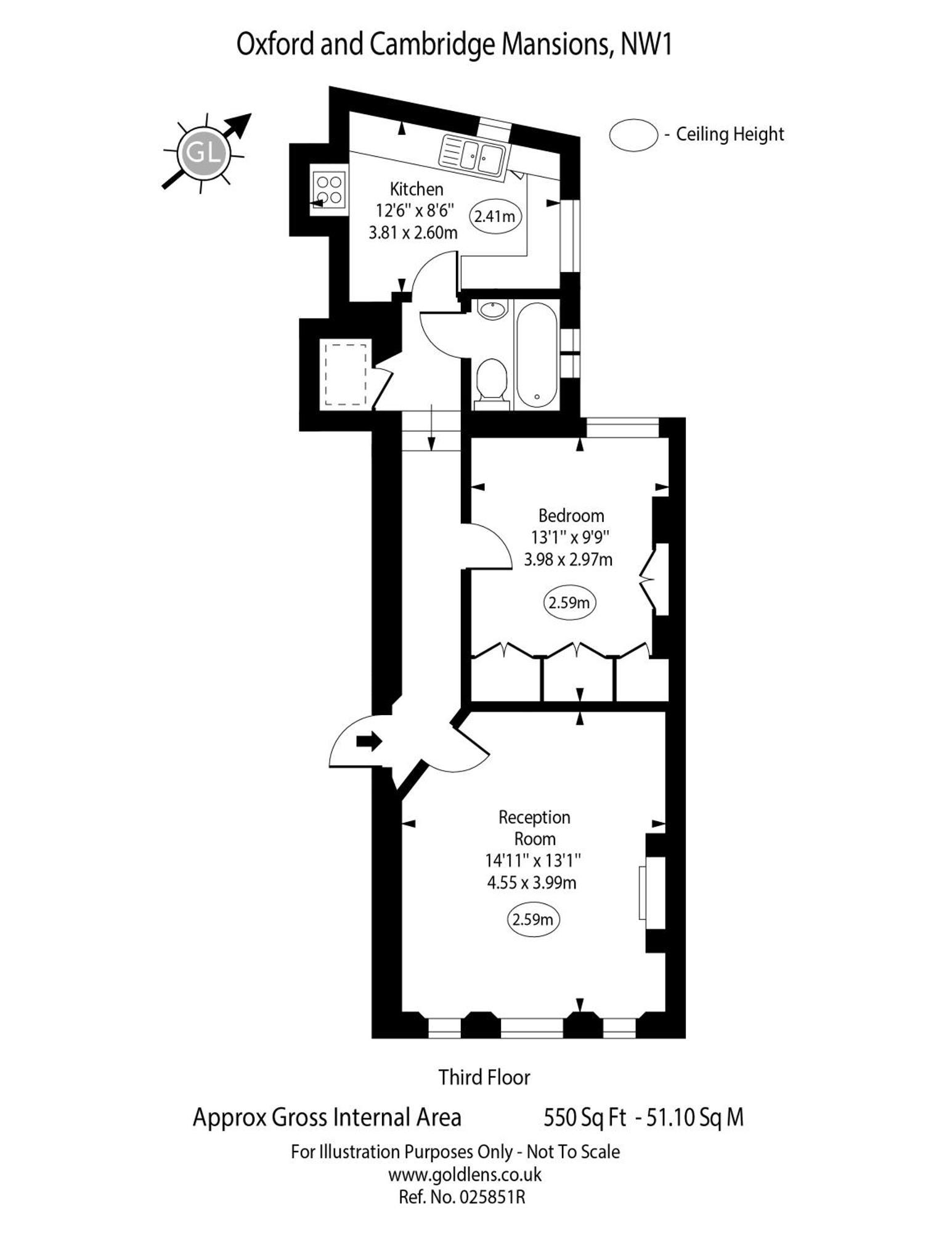 Urban Oasis - One Bedroom Apartment London